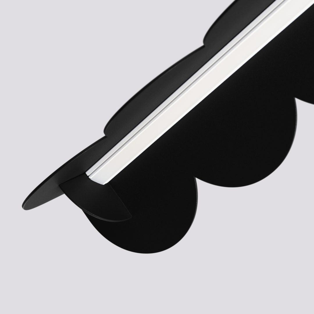 Lampa wisząca BISCUIT czarna LED 3000K - 22301