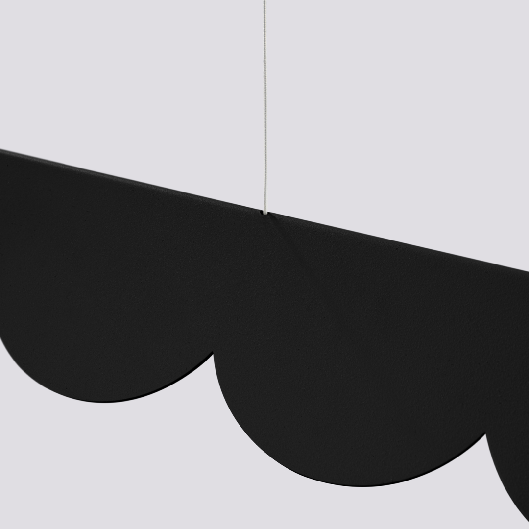 Lampa wisząca BISCUIT czarna LED 4000K - 22314