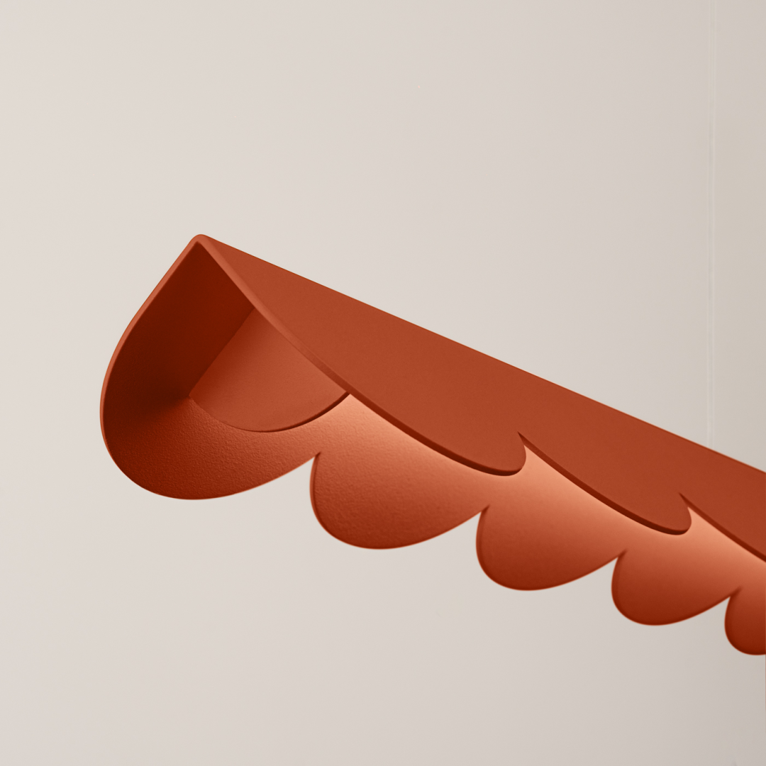 Lampa wisząca BISCUIT ochra czerwona LED 3000K - 22354