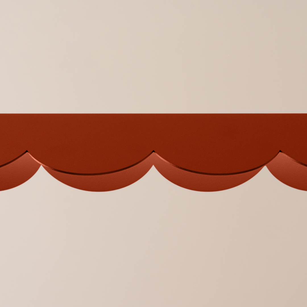 Lampa wisząca BISCUIT ochra czerwona LED 3000K - 22358