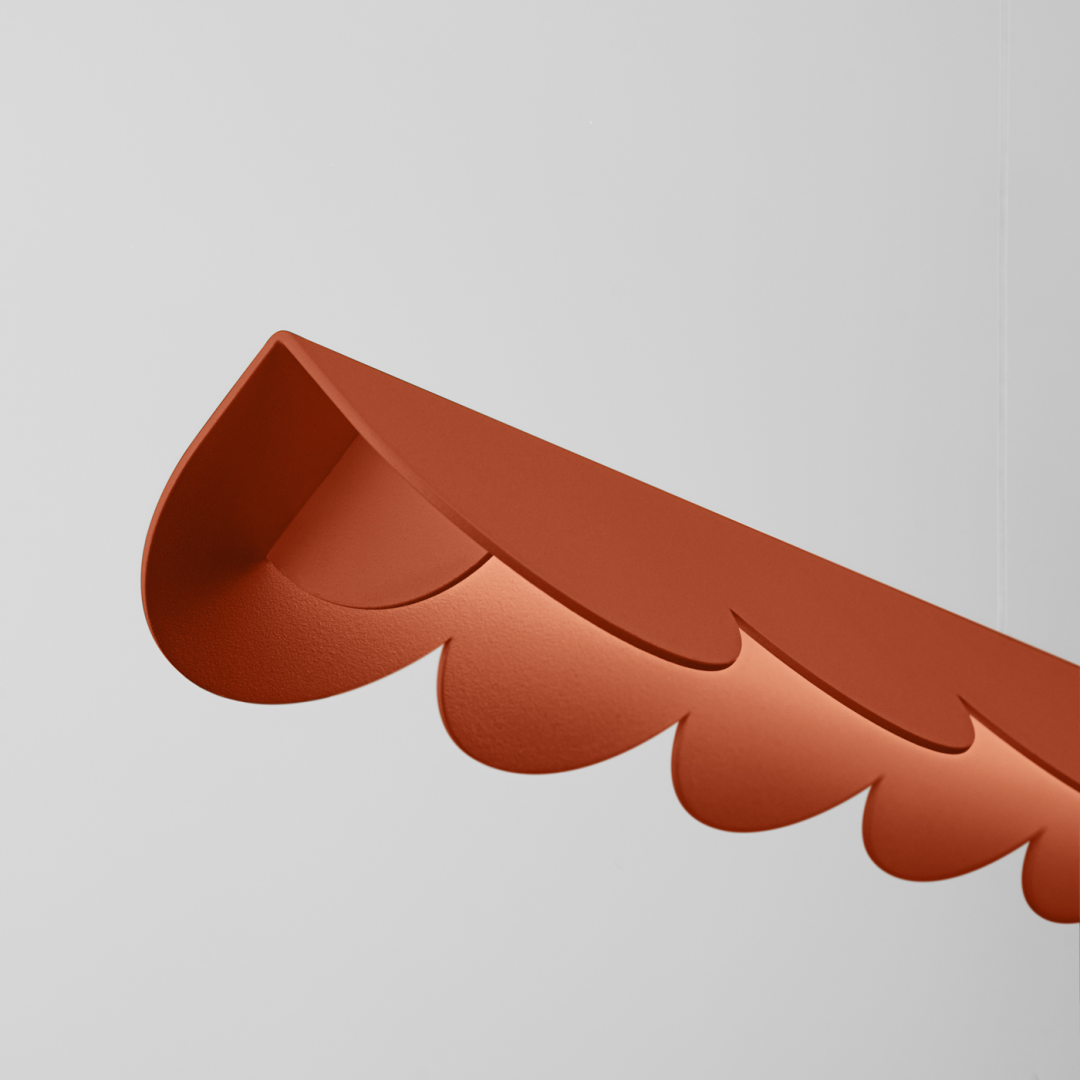 Lampa wisząca BISCUIT ochra czerwona LED 4000K - 22368