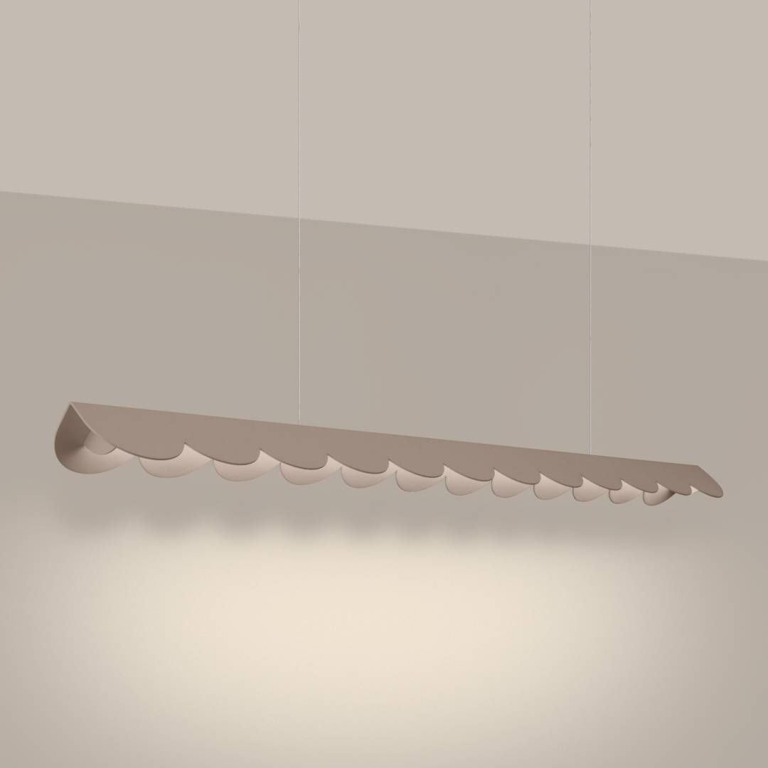 Lampa wisząca BISCUIT taupe LED 3000K - 22381