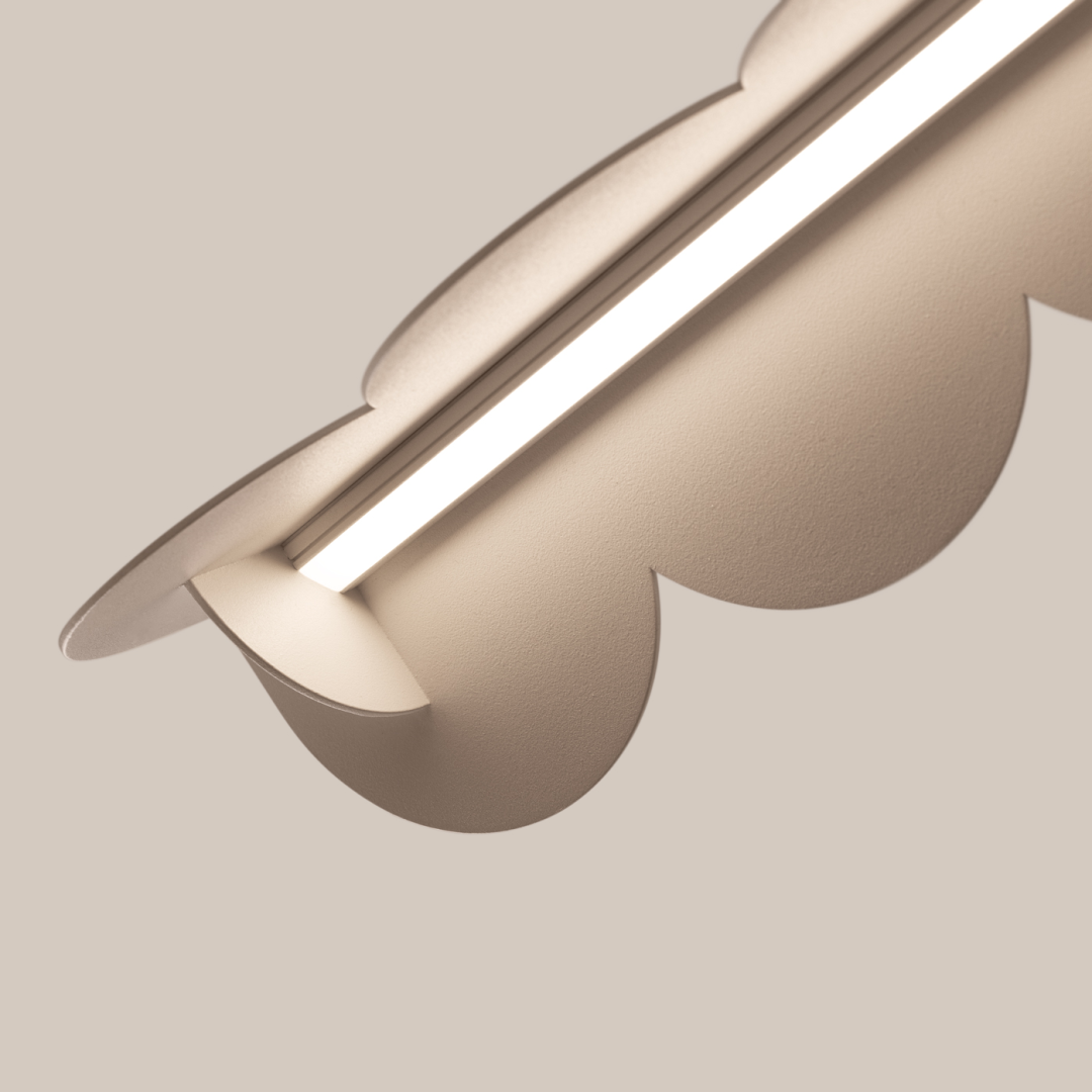 Lampa wisząca BISCUIT taupe LED 3000K - 22386