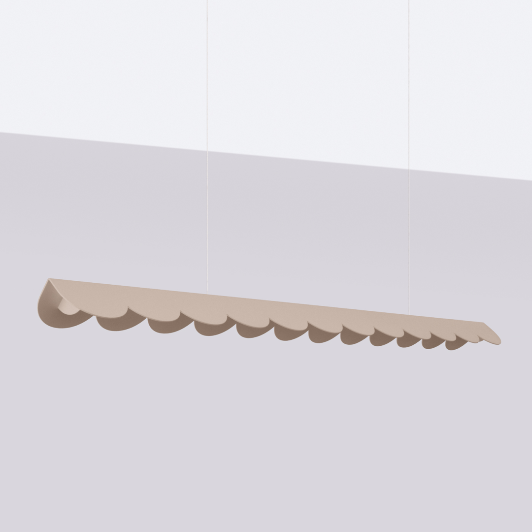 Lampa wisząca BISCUIT taupe LED 4000K - 22394