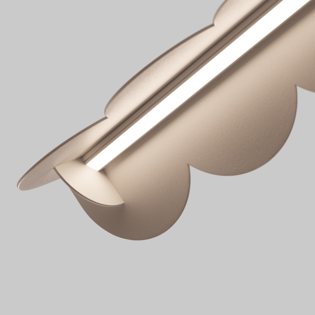 Lampa wisząca BISCUIT taupe LED 4000K - 22400