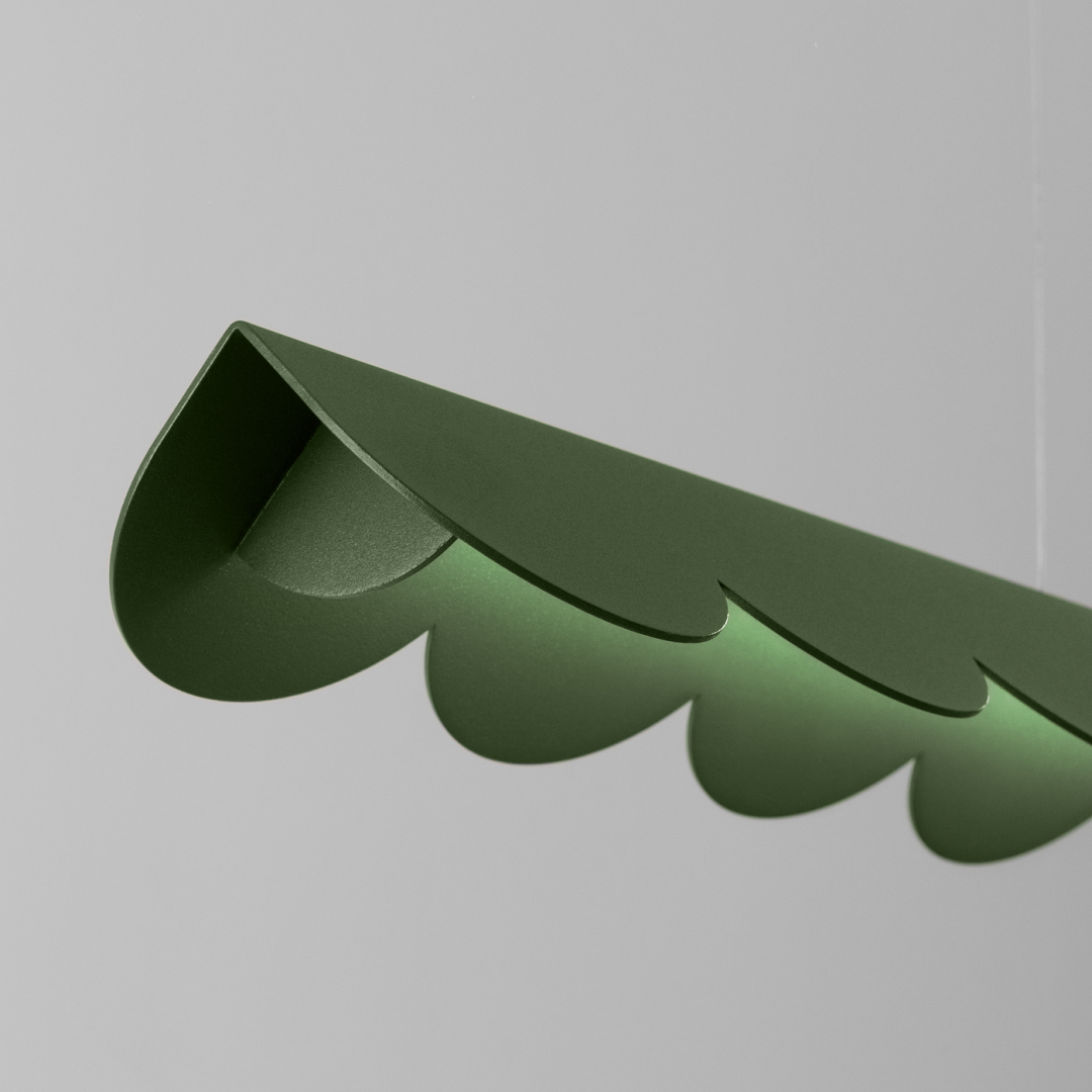 Lampa wisząca BISCUIT zielona oliwka LED 4000K - 22424