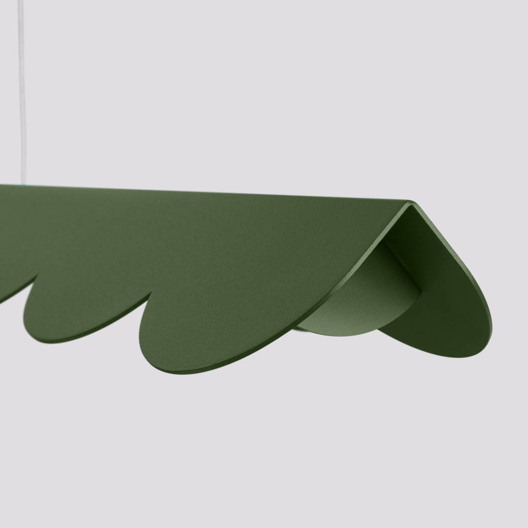 Lampa wisząca BISCUIT zielona oliwka LED 4000K - 22425