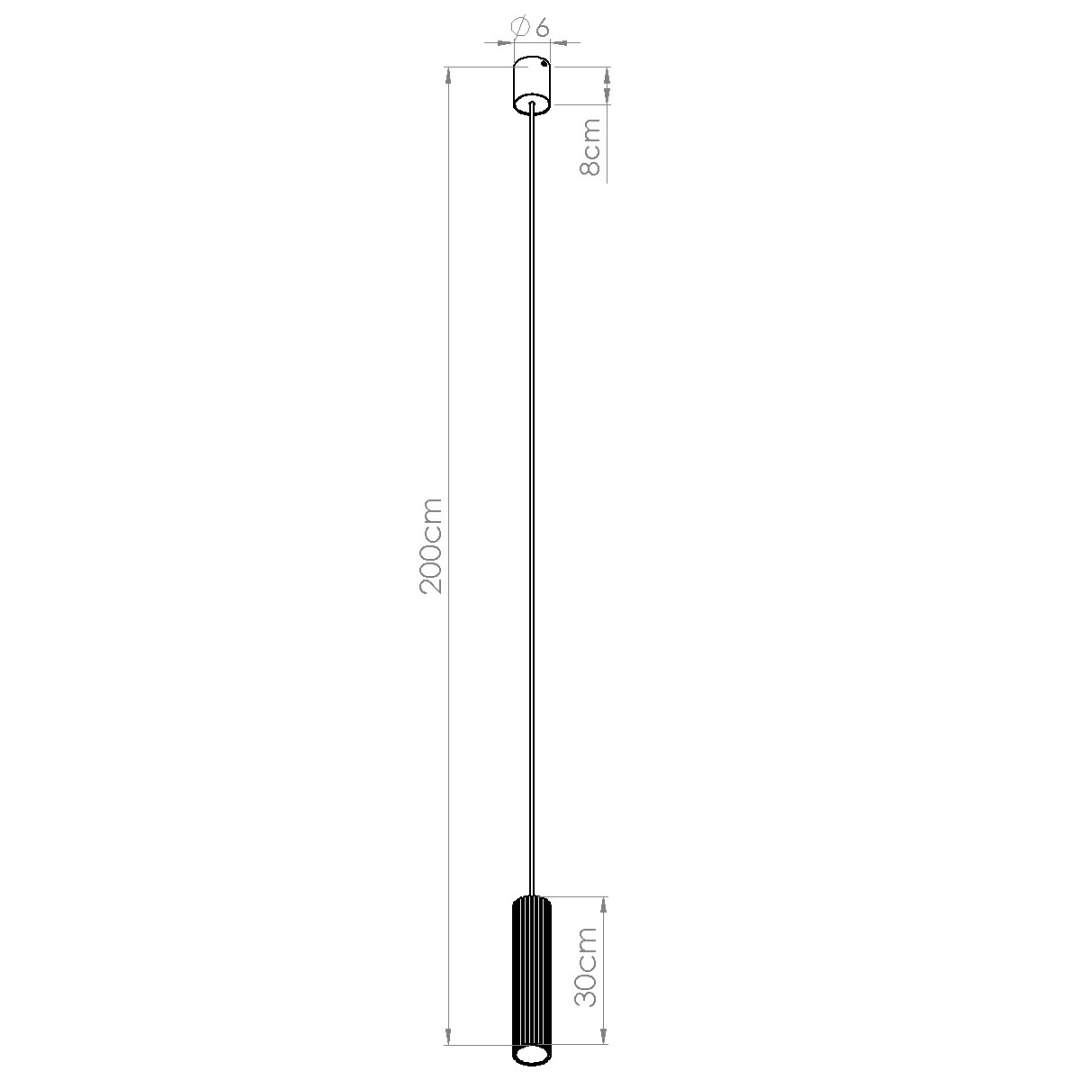 Lampa wisząca IVAR 1 biała LED 4000K - 22458