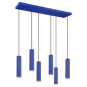 Lampa wisząca IVAR 6L ultramaryna LED 4000K