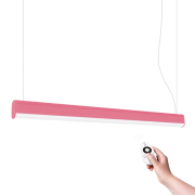 Lampa wisząca FARGE różowa LED 3000K