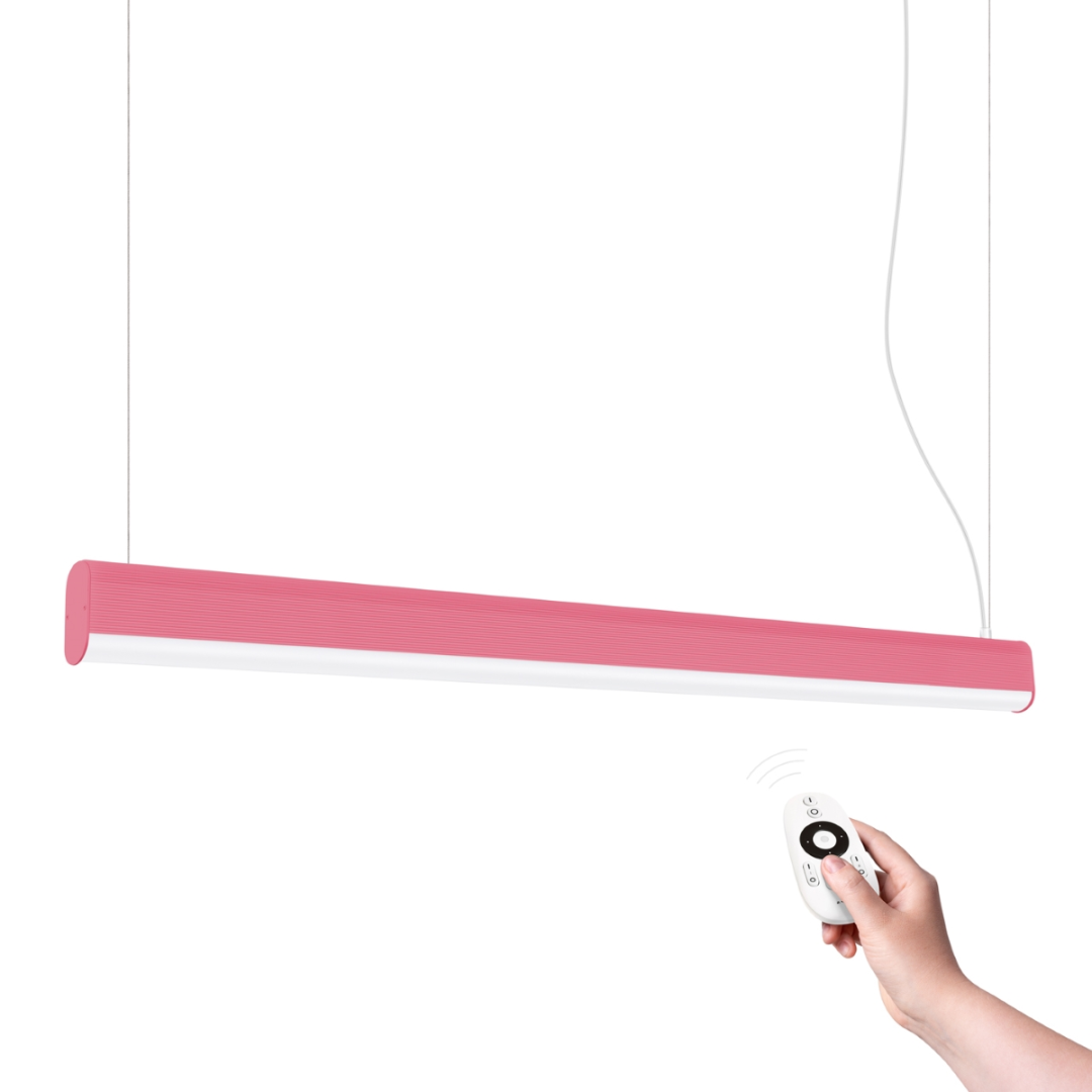 Lampa wisząca FARGE różowa LED 3000K - 22861