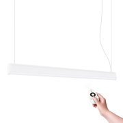 Lampa wisząca FARGE biała LED 4000K