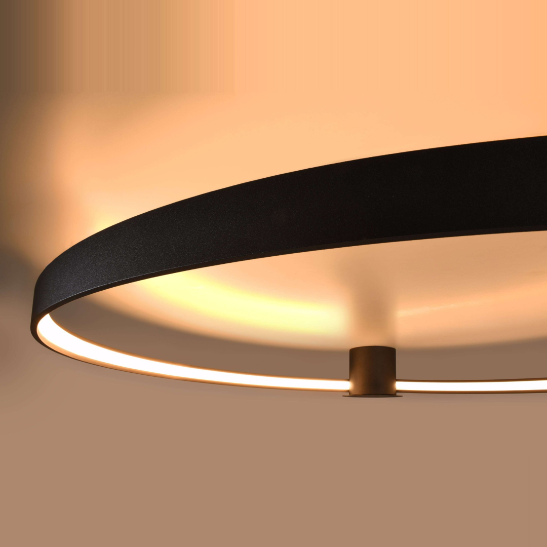 Plafon RIO 78 czarny LED 3000K - 29204