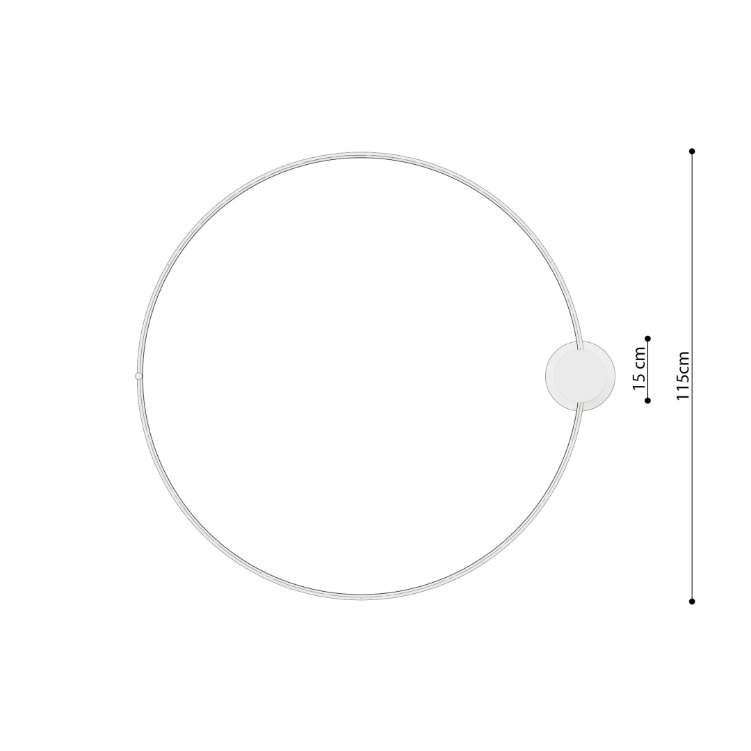 Plafon RIO 110 biały LED 4000K - 29279