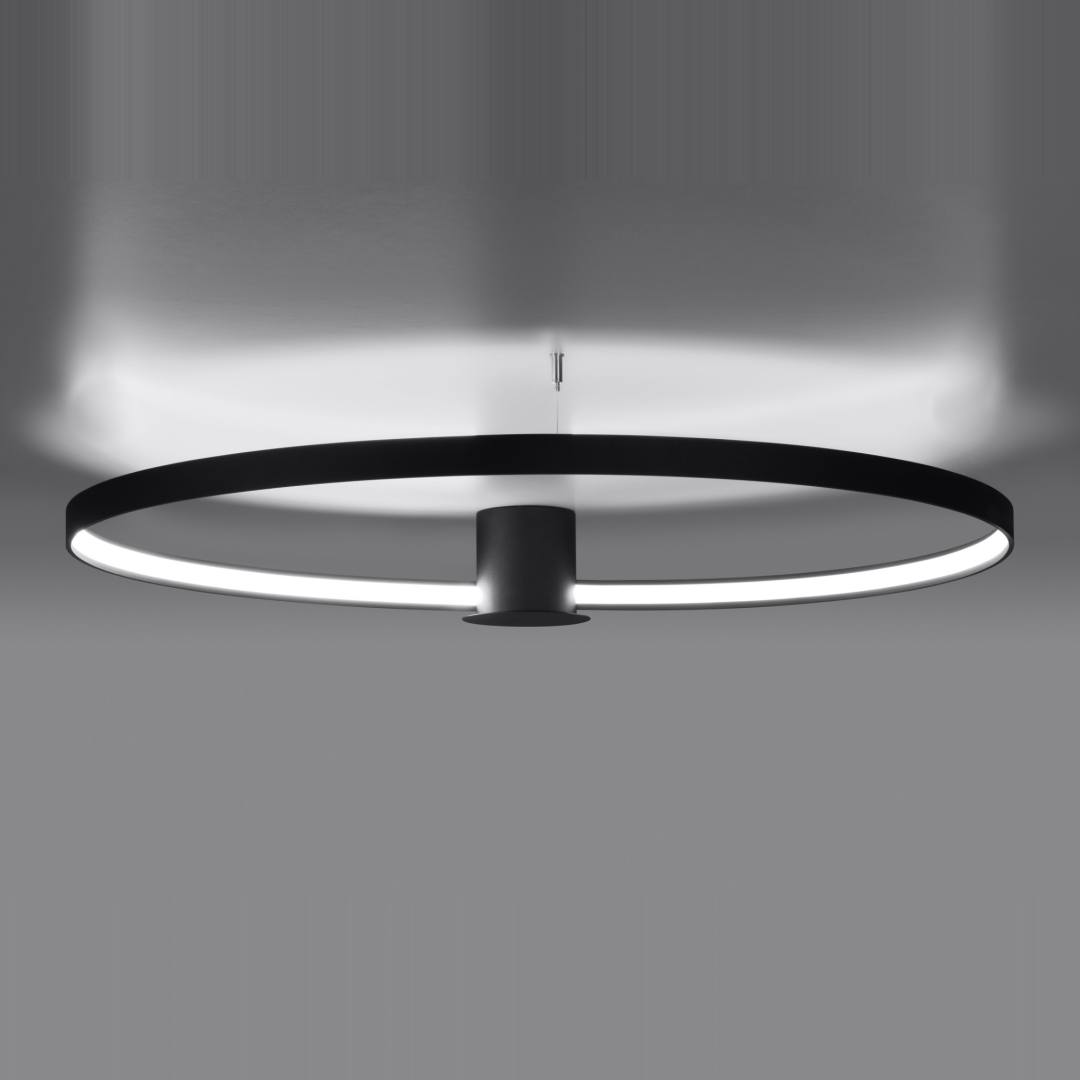 Plafon RIO 110 czarny LED 4000K - 29288