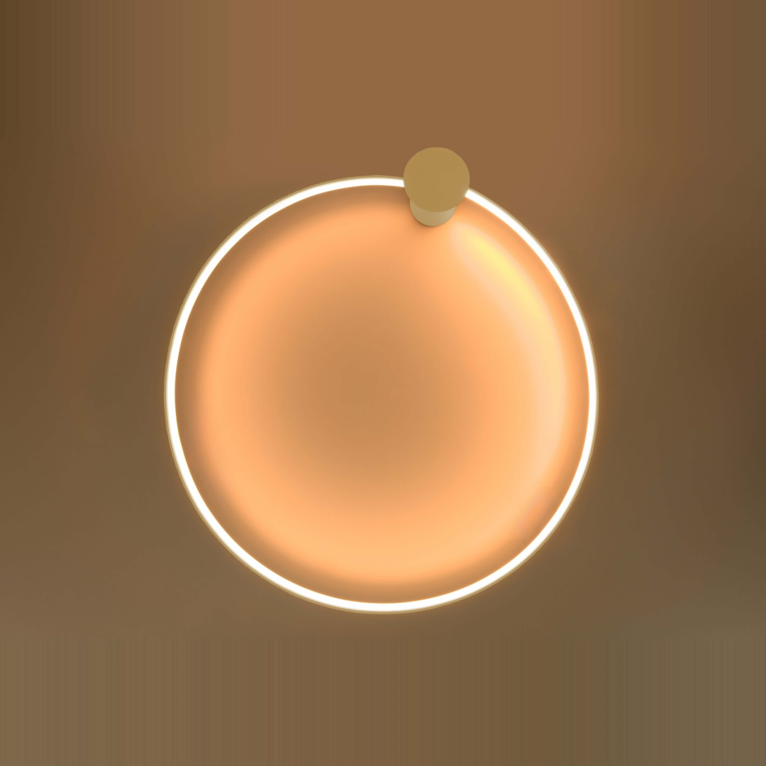 Plafon RIO 78 złoty LED 3000K - 29341