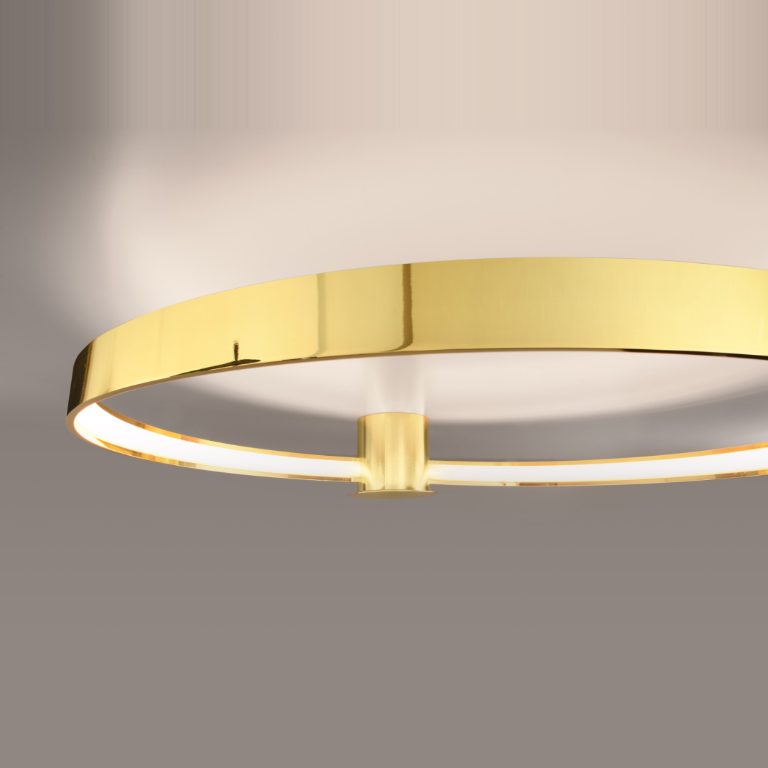 Plafon RIO 78 złoty połysk LED 3000K - 29402