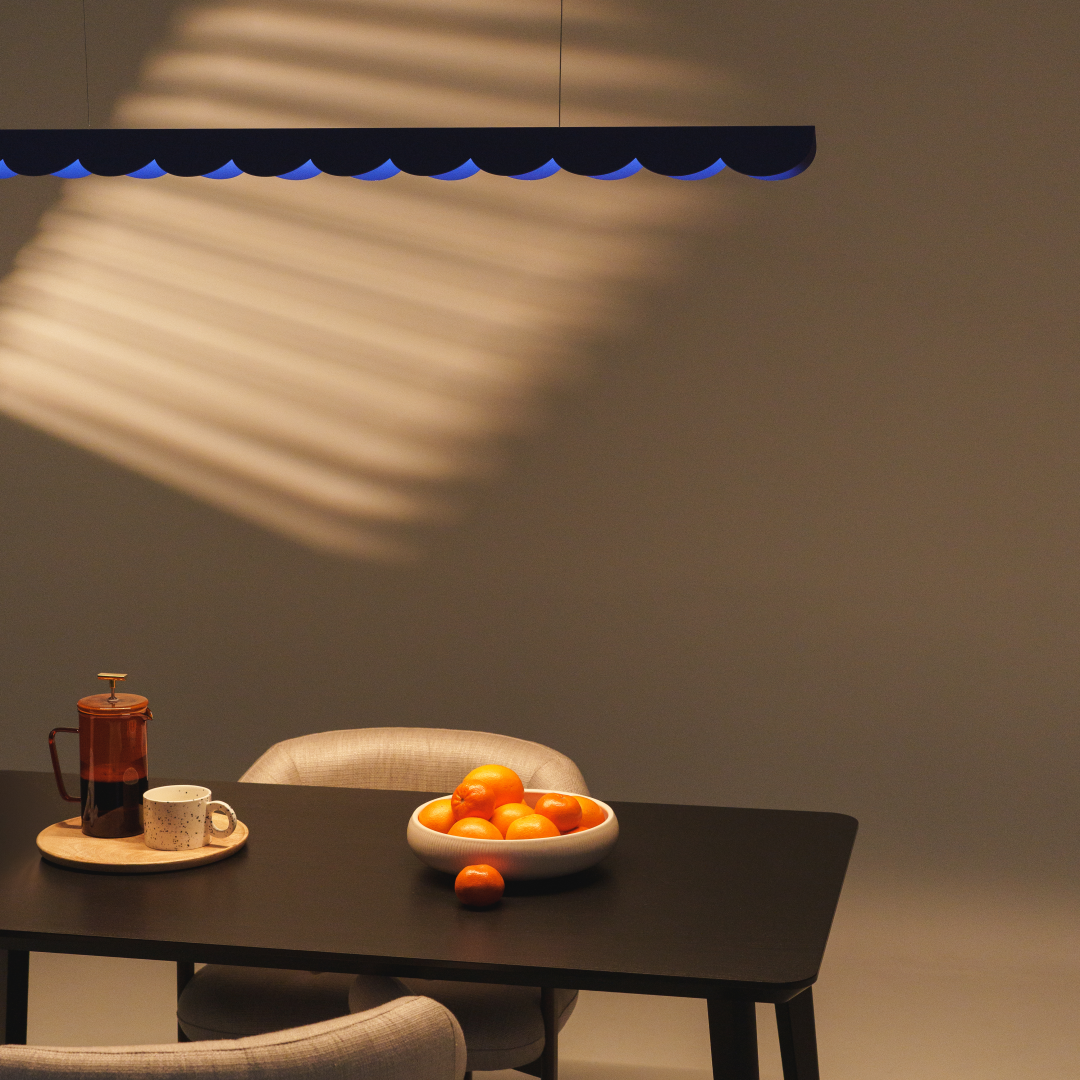 Lampa wisząca BISCUIT 100 ultramaryna LED 3000K - 29430