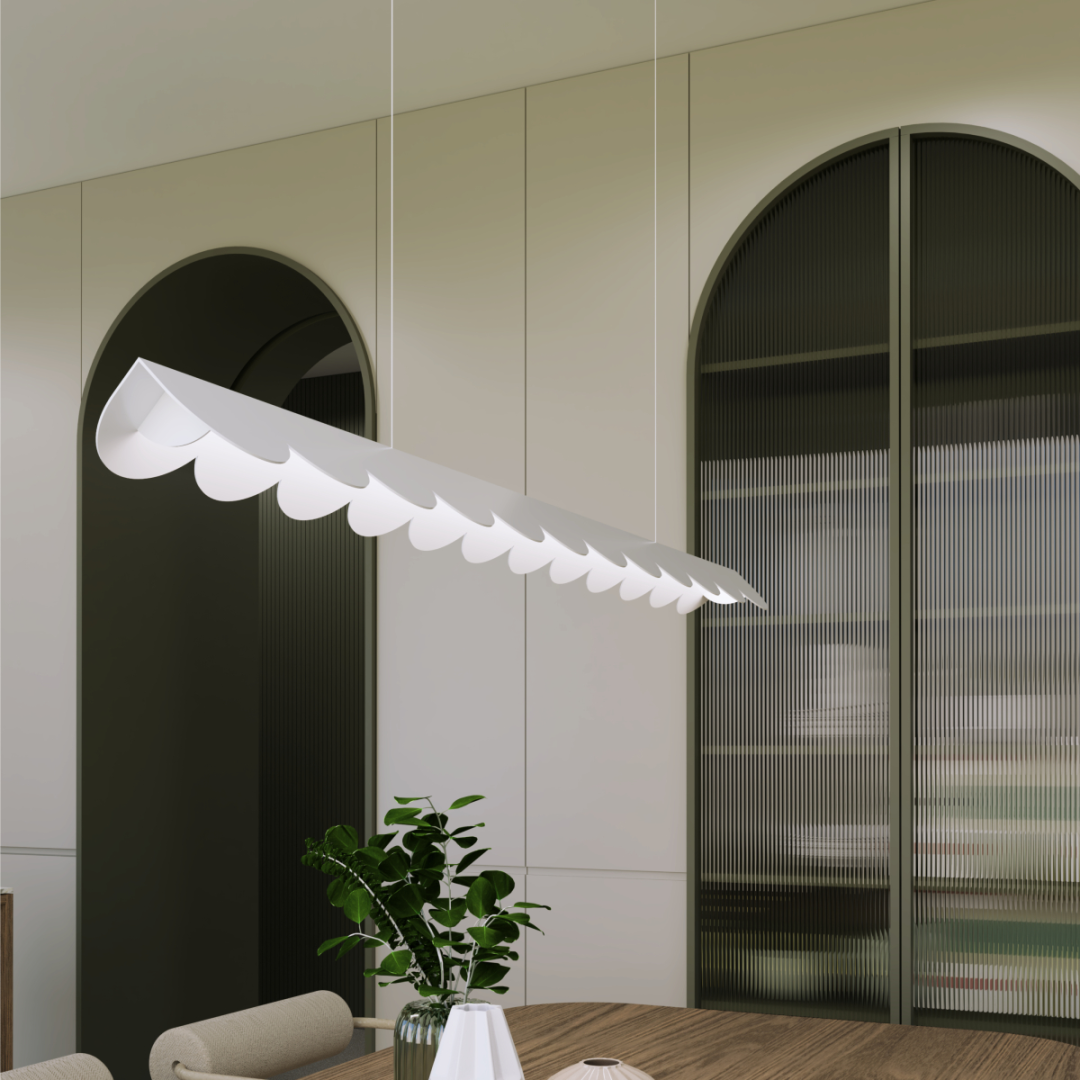Lampa wisząca BISCUIT 100 biała LED 4000K - 29505