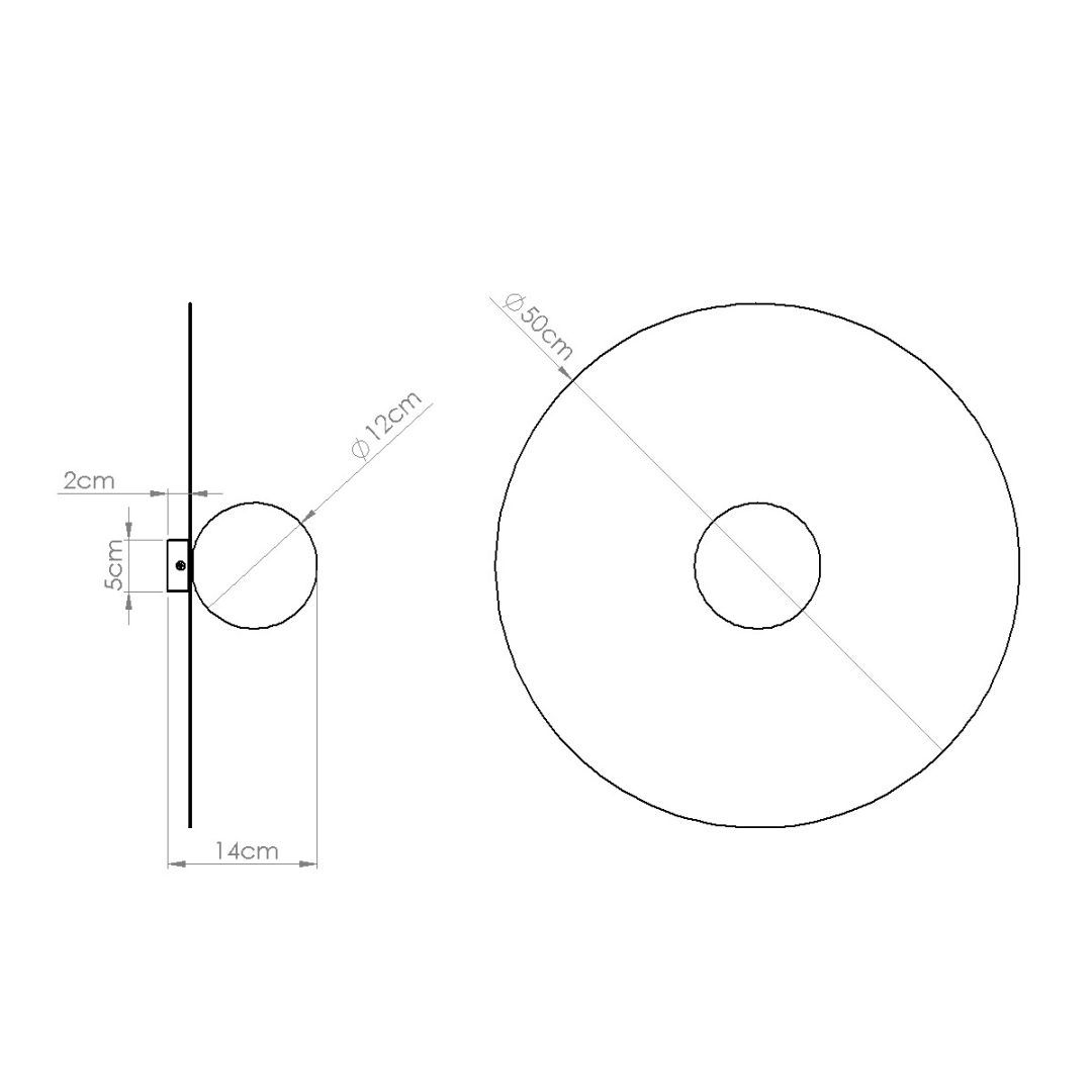 Kinkiet AKE 50 burgund - 29585