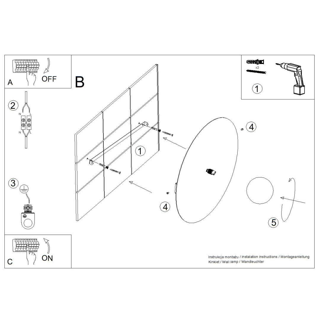 Kinkiet AKE 50 burgund - 29586