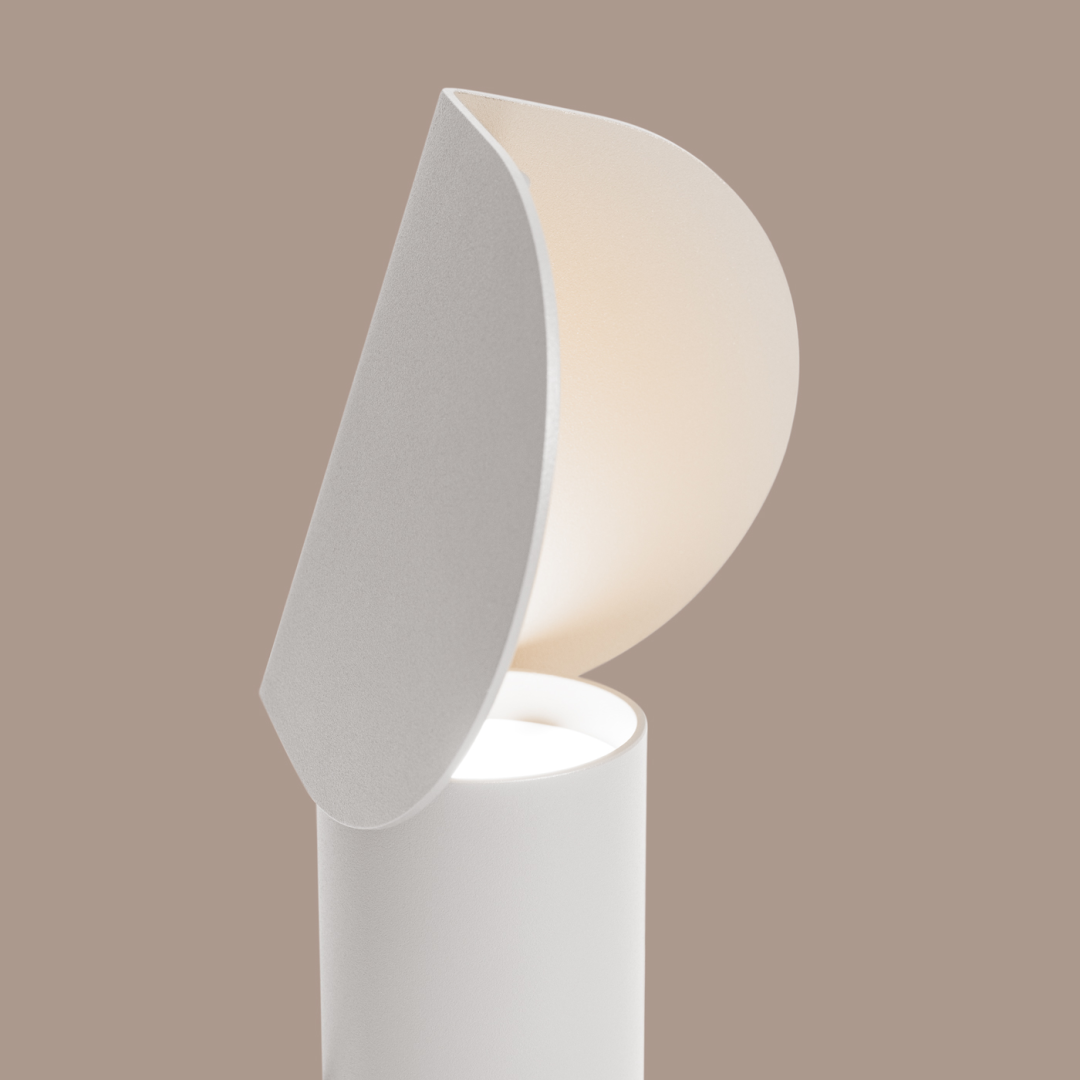 Lampa biurkowa BISCUIT biała LED 3000K - 29662