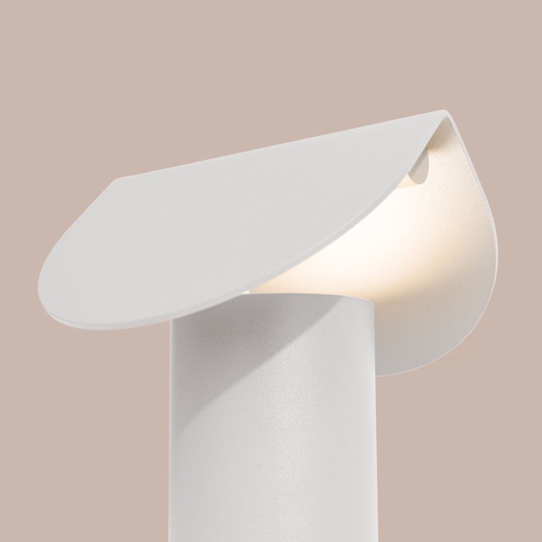 Lampa biurkowa BISCUIT biała LED 3000K - 29663