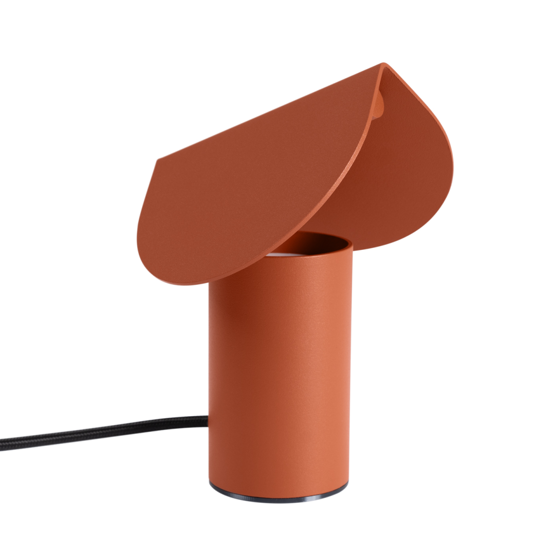 Lampa biurkowa BISCUIT ochra czerwona LED 3000K - 29680