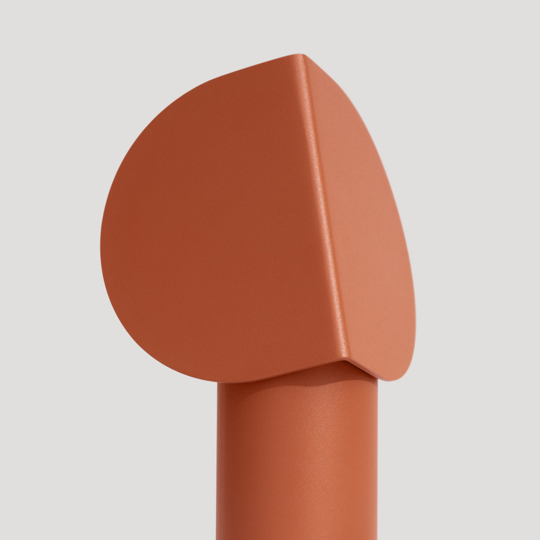 Lampa biurkowa BISCUIT ochra czerwona LED 3000K - 29686