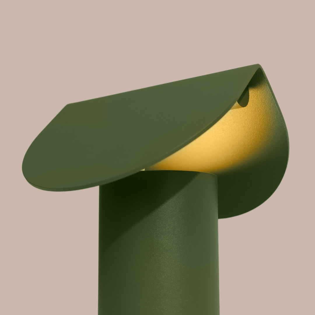 Lampa biurkowa BISCUIT zielona oliwka LED 3000K - 29696