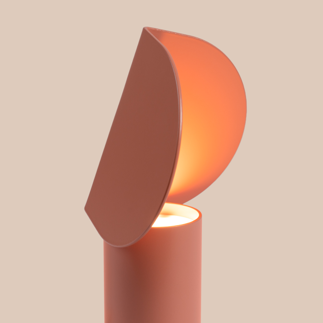 Lampa biurkowa BISCUIT brzoskwiniowy LED 3000K - 29740