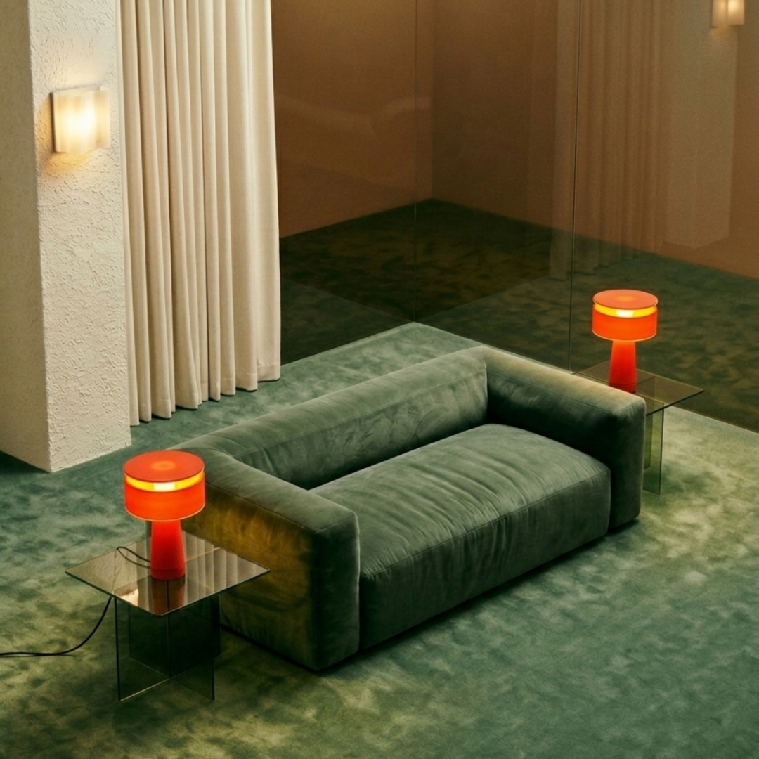 Lampa biurkowa AXO czerwona - 29767