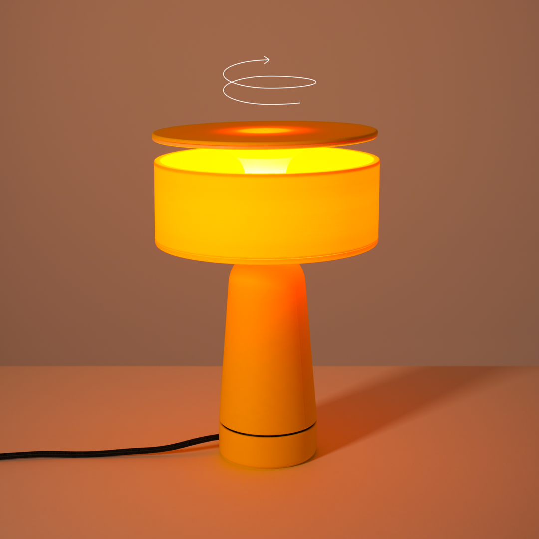 Lampa biurkowa AXO żółta - 29775