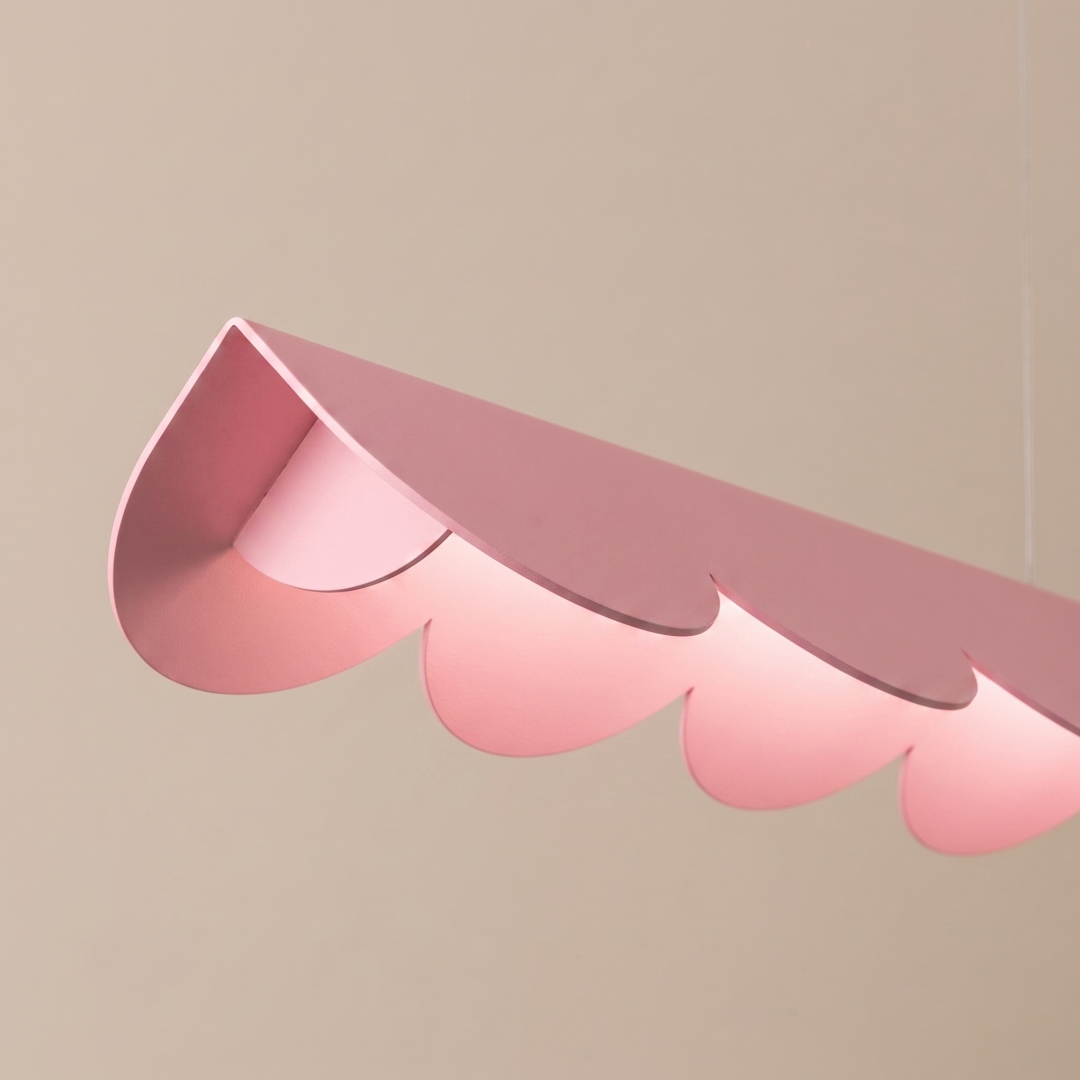 Lampa wisząca BISCUIT 130 różowa LED 3000K - 30014