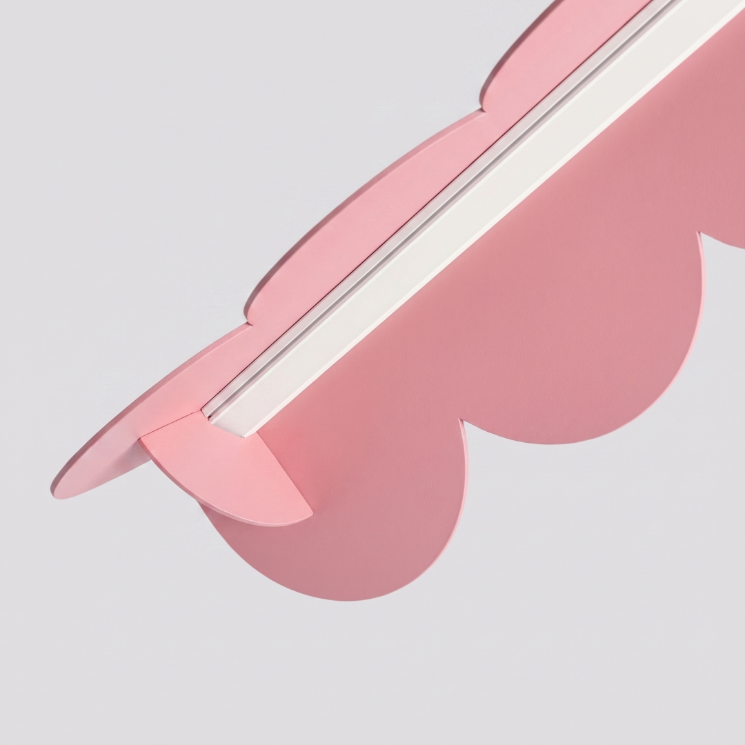 Lampa wisząca BISCUIT 130 różowa LED 3000K - 30019