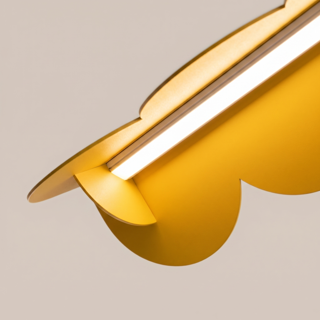 Lampa wisząca BISCUIT 130 żółta LED 3000K - 30042