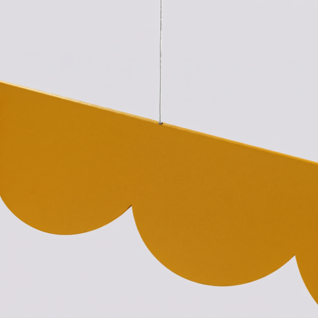 Lampa wisząca BISCUIT 130 żółta LED 3000K - 30044