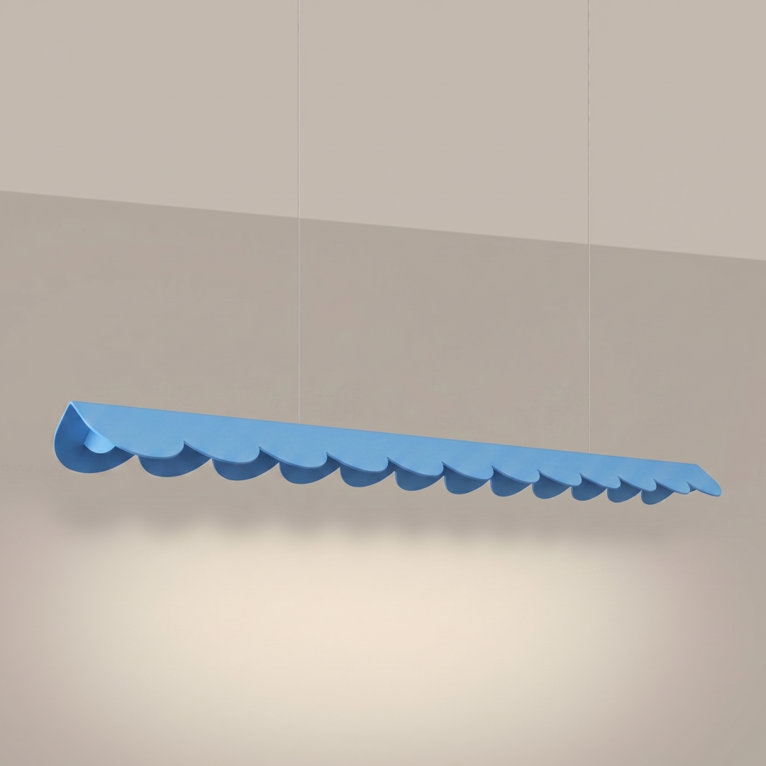 Lampa wisząca BISCUIT 130 błękitna LED 3000K - 30078