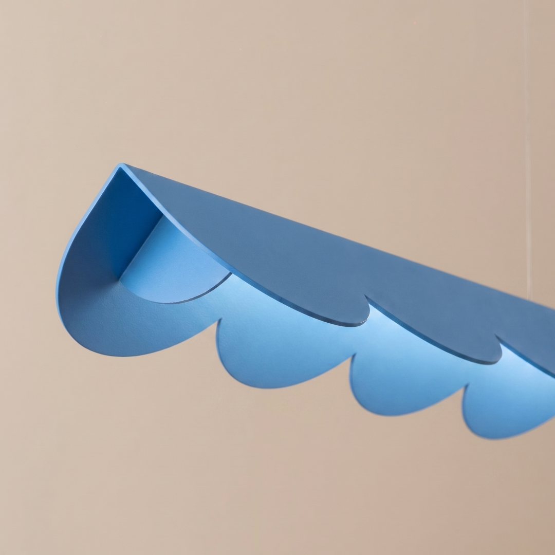 Lampa wisząca BISCUIT 130 błękitna LED 3000K - 30079