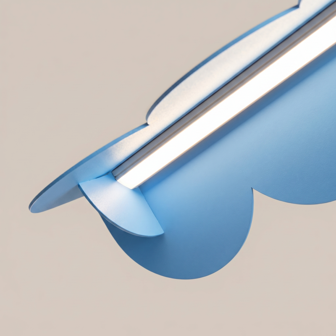 Lampa wisząca BISCUIT 130 błękitna LED 3000K - 30081