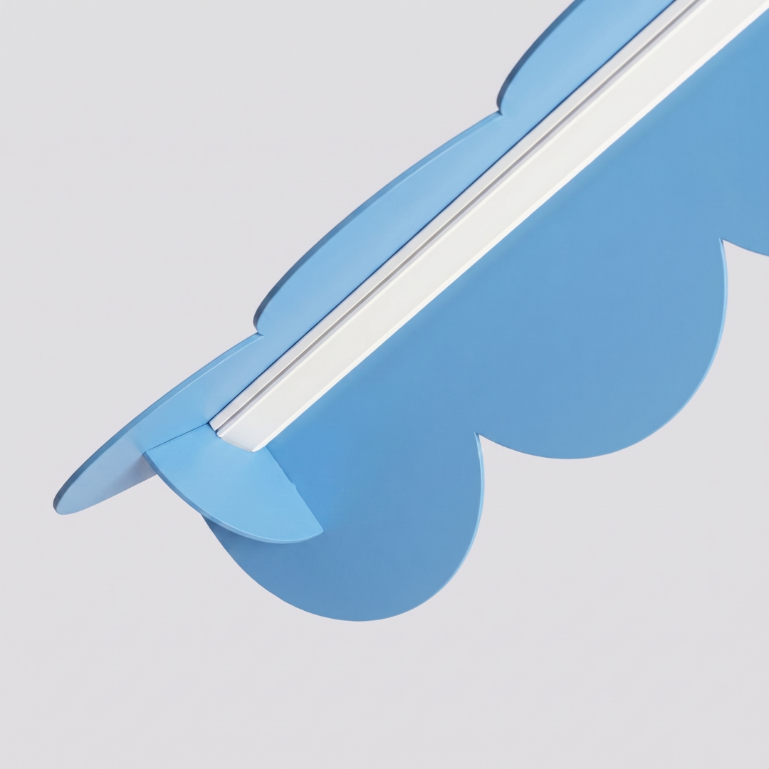 Lampa wisząca BISCUIT 130 błękitna LED 3000K - 30084