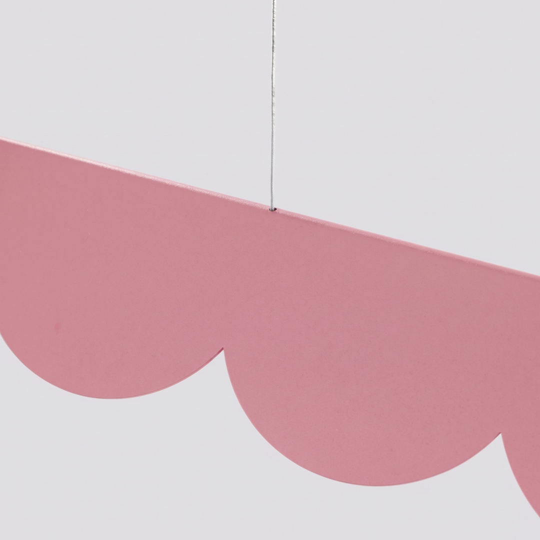 Lampa wisząca BISCUIT 130 różowa LED 4000K - 30096