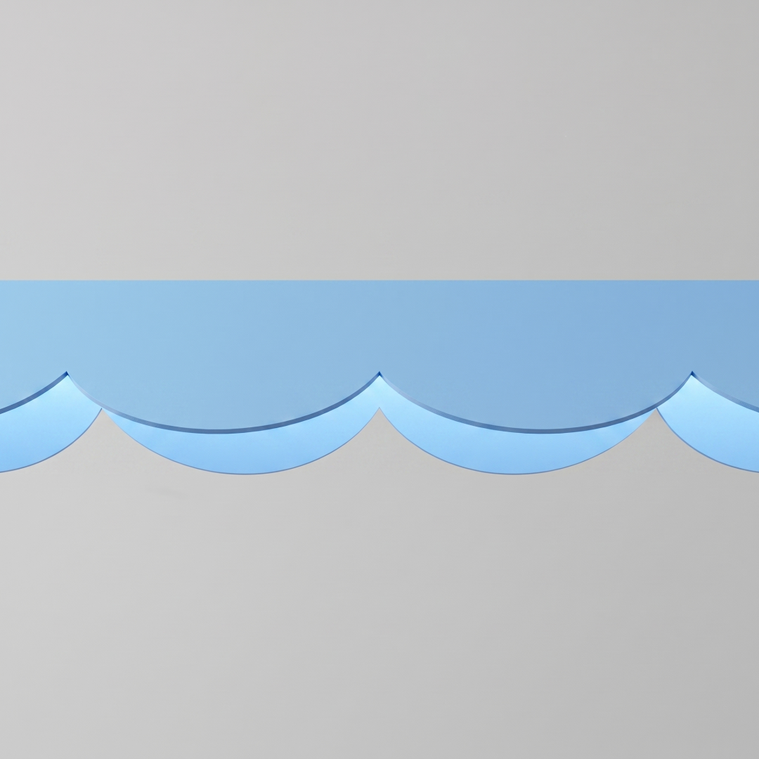 Lampa wisząca BISCUIT 130 błękitna LED 4000K - 30158