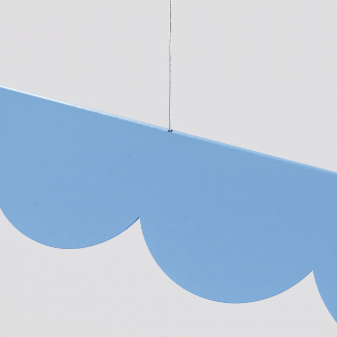 Lampa wisząca BISCUIT 130 błękitna LED 4000K - 30161