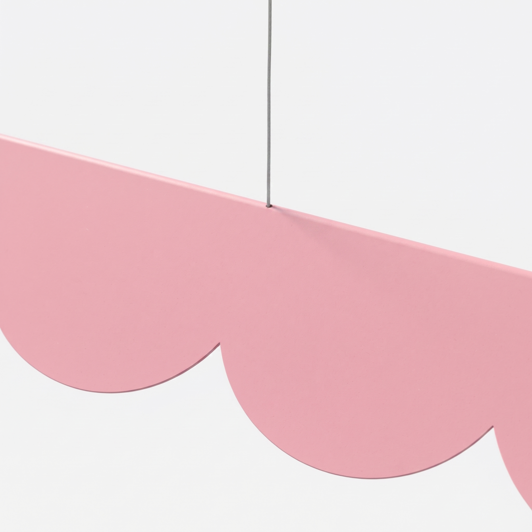 Lampa wisząca BISCUIT 100 różowa LED 3000K - 30174