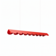 Lampa wisząca BISCUIT 100 czerwona LED 3000K