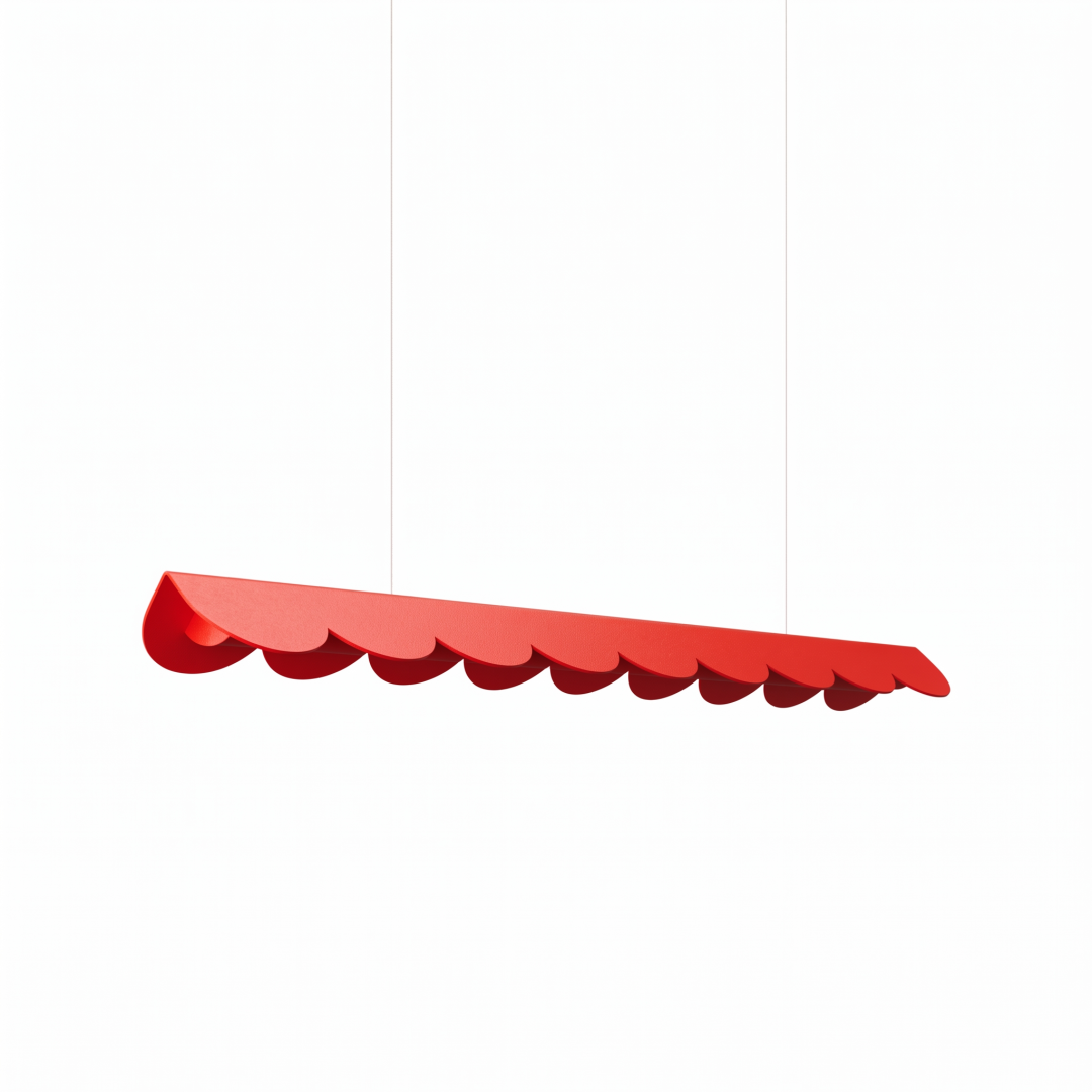 Lampa wisząca BISCUIT 100 czerwona LED 3000K - 30206