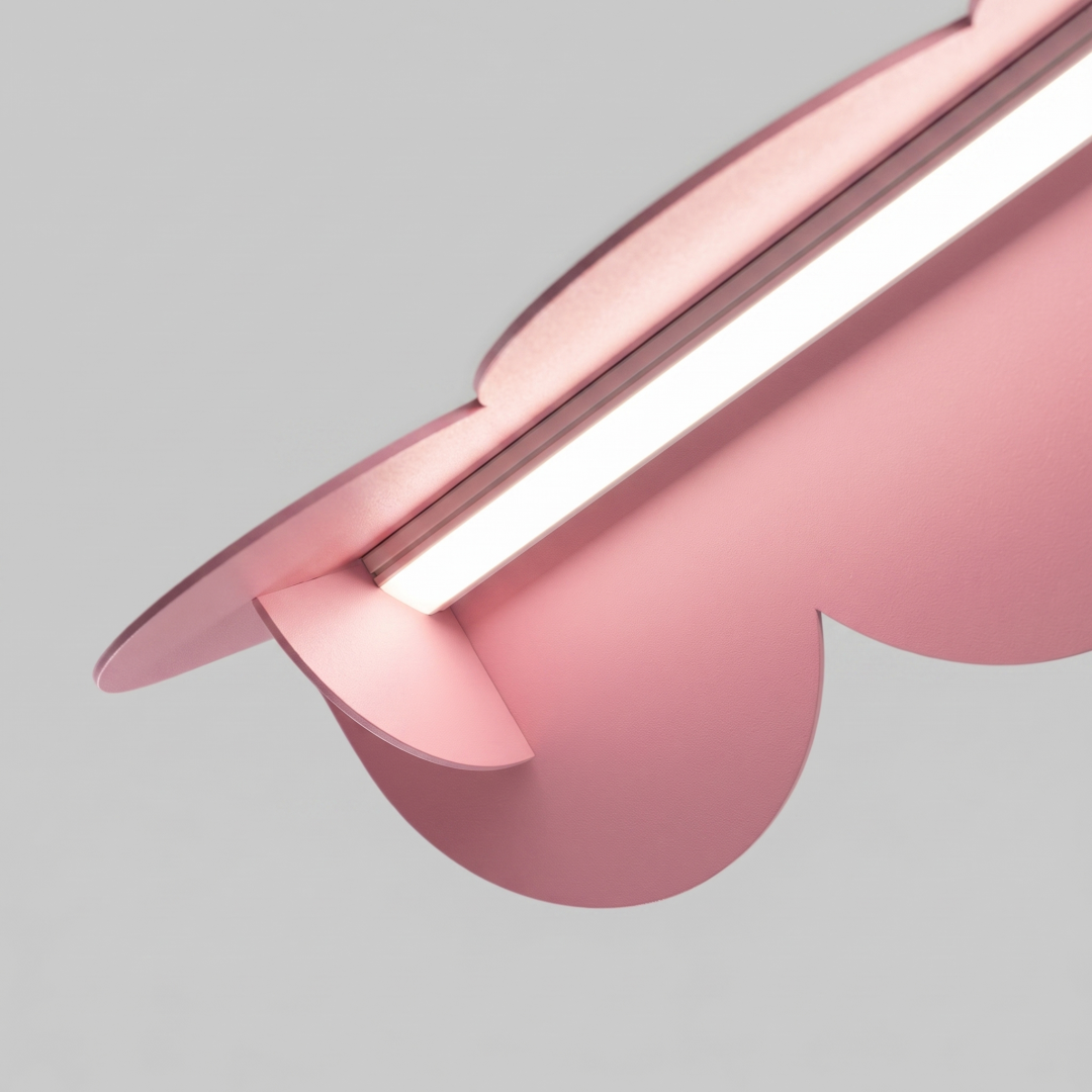 Lampa wisząca BISCUIT 100 różowa LED 4000K - 30250