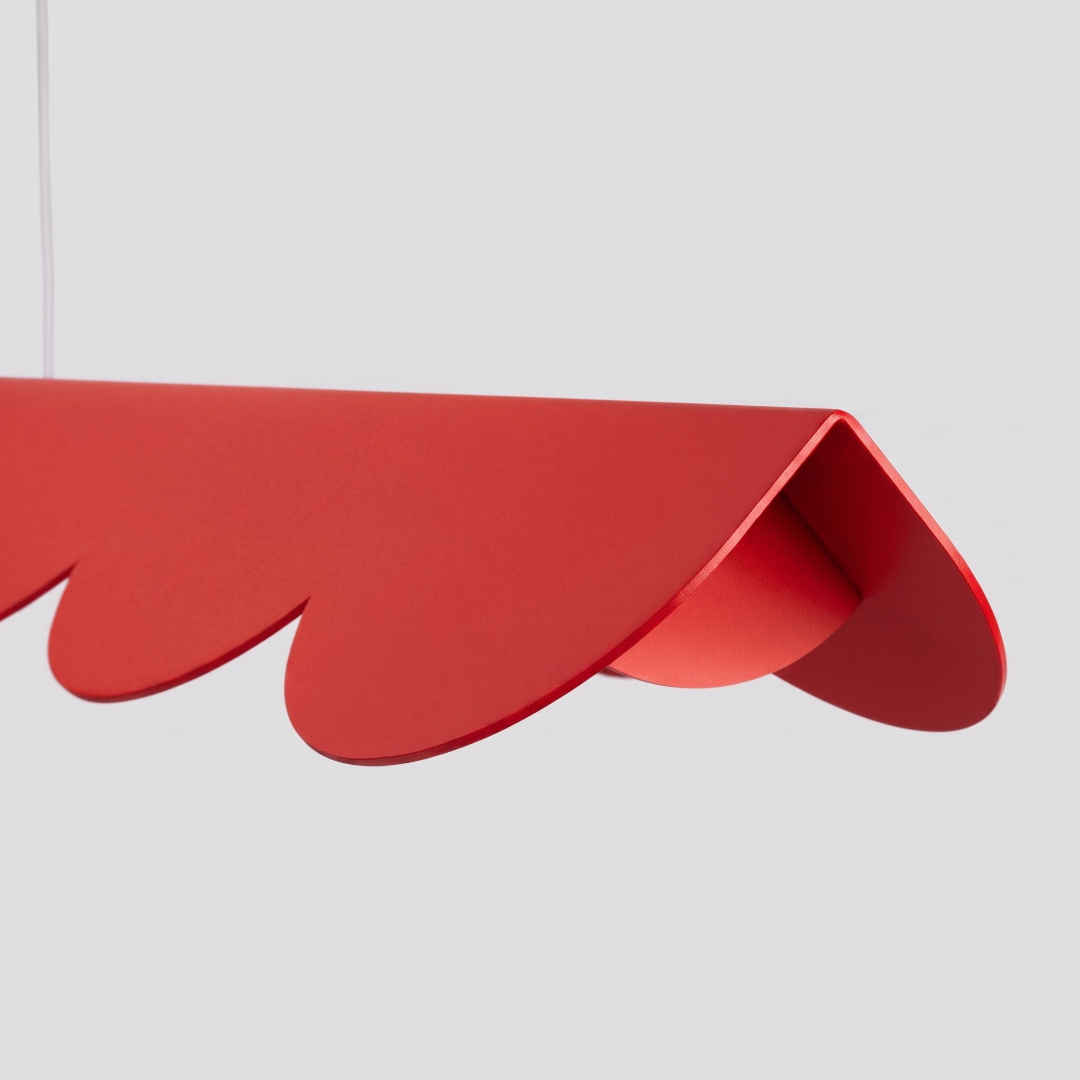 Lampa wisząca BISCUIT 100 czerwona LED 4000K - 30290