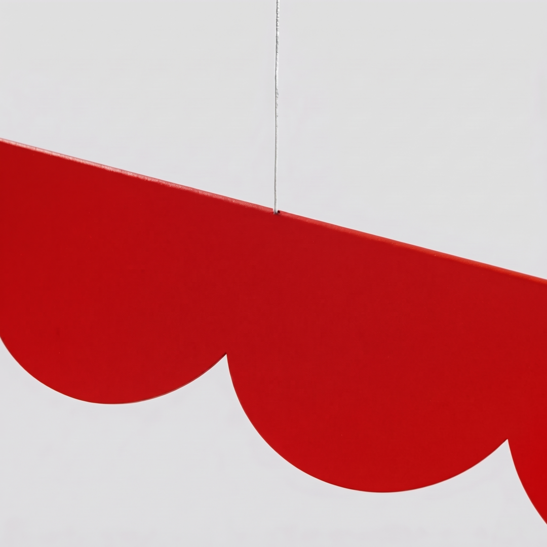 Lampa wisząca BISCUIT 100 czerwona LED 4000K - 30291